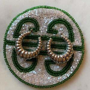 🎄💚Lovely Sterling Silver Hoops!💚🎄